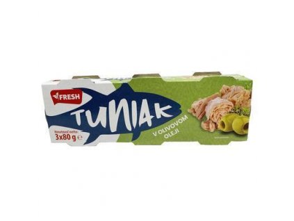 Fresh Tuniak v Oliv.Oleji 3x80g /PP 156g