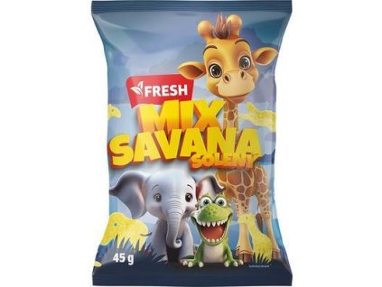 Fresh Savana Mix Snack Zemiakový Solený 45g