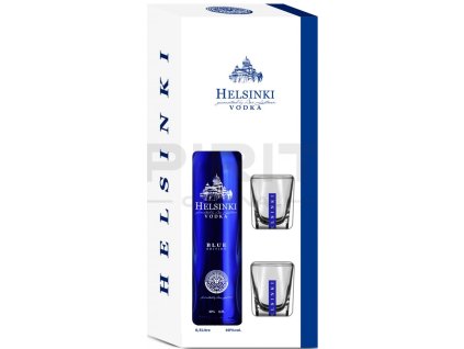 Vodka Helsinki Blue Edit 40% 0,5 + 2 poháre