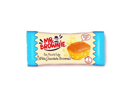Mr.Brownie Brownies s Kúskami Bielej Čokolády 50g