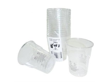 Pohár RPet 200ml 15ks