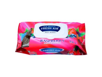 Fresh Air Vlhčené Utierky Raspberry 72ks