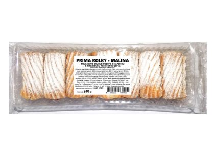 Fresh Čajové Pečivo Rolky Malina 240g