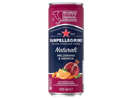 San Pellegrini Zero Granátové Jablko 0,33l + 0,15€ plech
