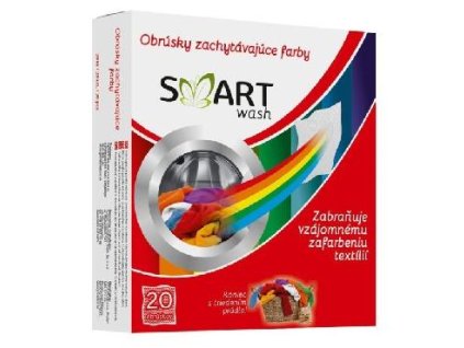 Smart Wash Obrúsky na Farebné Prádlo 20ks