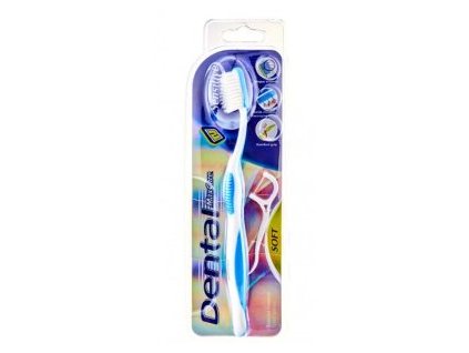 Dental Max Care Sensitive Soft Zubná Kefka 1ks + Medzizubná Niť