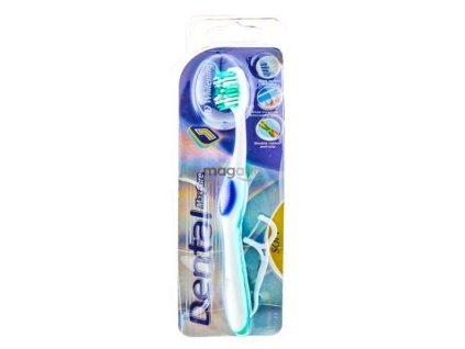 Dental Max 3D Whitening Soft Zubná Kefka 1ks + Medzizubná Niť
