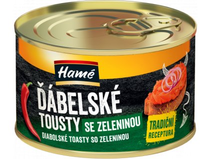 Hamé Paštéta Diabolské Toasty so Zeleninou 150g