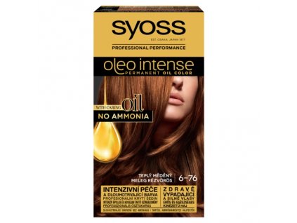 Syoss Oleo Intense farba na vlasy Teplý Medený 6-76