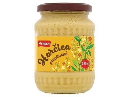 Fresh horčica plnotučná sklo 350g