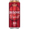 Krušovice kráľovská 10% svetlé pivo 0,5l + zál.plech  0,15€