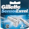 Gillette Sensor Excel Náhrada 5ks