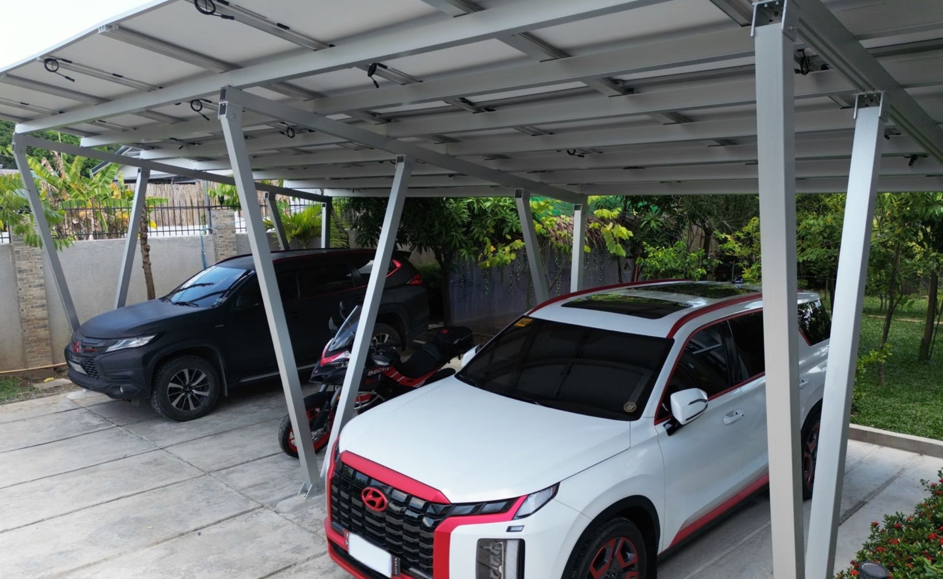 Voděodolný carport 3v1