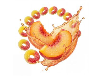 GUMMIES PEACH 25mg (Size 20)