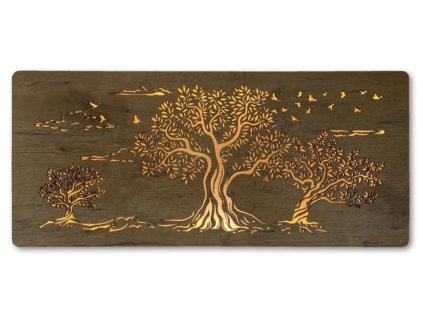 led obraz tri olivy na stenu 110x50cm