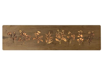 led obraz bylinky na stenu 120x31cm