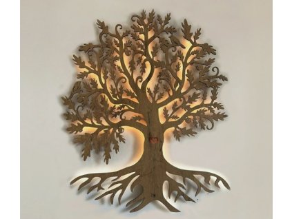 svietiaci obraz strom dub 68x80cm 2