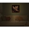 led obraz javorovy list na stenu 62x62cm 9