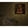 led ezotericky obraz buddha 62x62cm 7