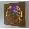 led ezotericky obraz cakry symboly 90x90cm 4