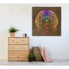 led ezotericky obraz cakry symboly 90x90cm 5