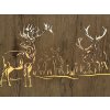 dreveny obraz s led podsvietenim jelene 90x42cm 3