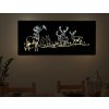 dreveny obraz s led podsvietenim jelene 90x42cm 5