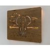 dreveny obraz led slon 65x55cm 4