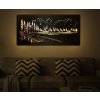 led obraz pod vrcholmi hor na stenu 120x60cm 6