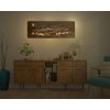 led obraz hory a les na stenu 120x40cm 6