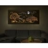 led obraz styri duby a mesiac na stenu 130x60cm 6