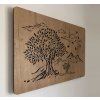 led obraz dubove stromy na stenu 90x62cm 3