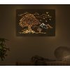 led obraz dubove stromy na stenu 90x62cm 5
