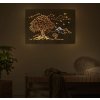 led obraz dubove stromy na stenu 90x62cm 6