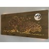 led obraz tri duby a mesiac na stenu 110x50cm 4