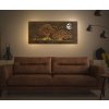 led obraz tri duby a mesiac na stenu 110x50cm 7