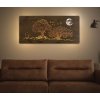led obraz tri duby a mesiac na stenu 110x50cm 8