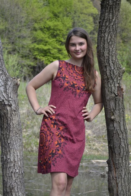 Šaty Shakti - červená