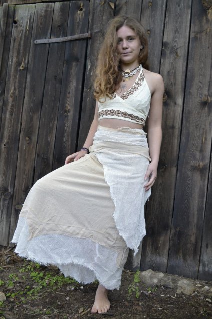 Dlouhá zavinovací sukně Witch