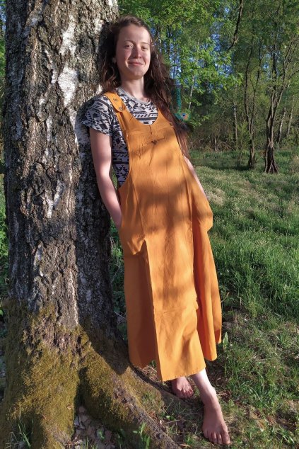 Šaty Dlouhé Plain - žluté