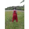 Overal Harem Jumpsuit - vínový