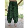 Harémové Kalhoty Mandala - zelené