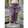 Kalhoty 3/4 Patch -  fialové