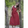 Šaty Dlouhé Plain - vínové