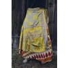 Zavinovací Sukně Silk Devi - žlutá