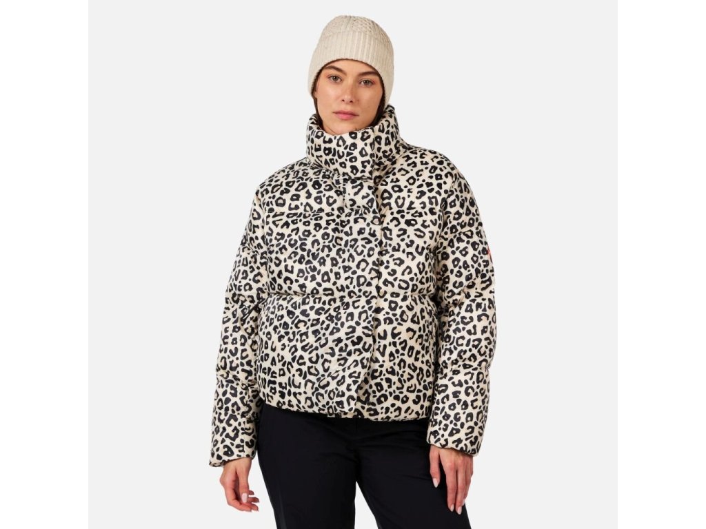 RO-W ARETU ALLOVER DOWN JKT-NATURE WILD LEOPARD PRINT-TA - JACKETS (Velikost L)