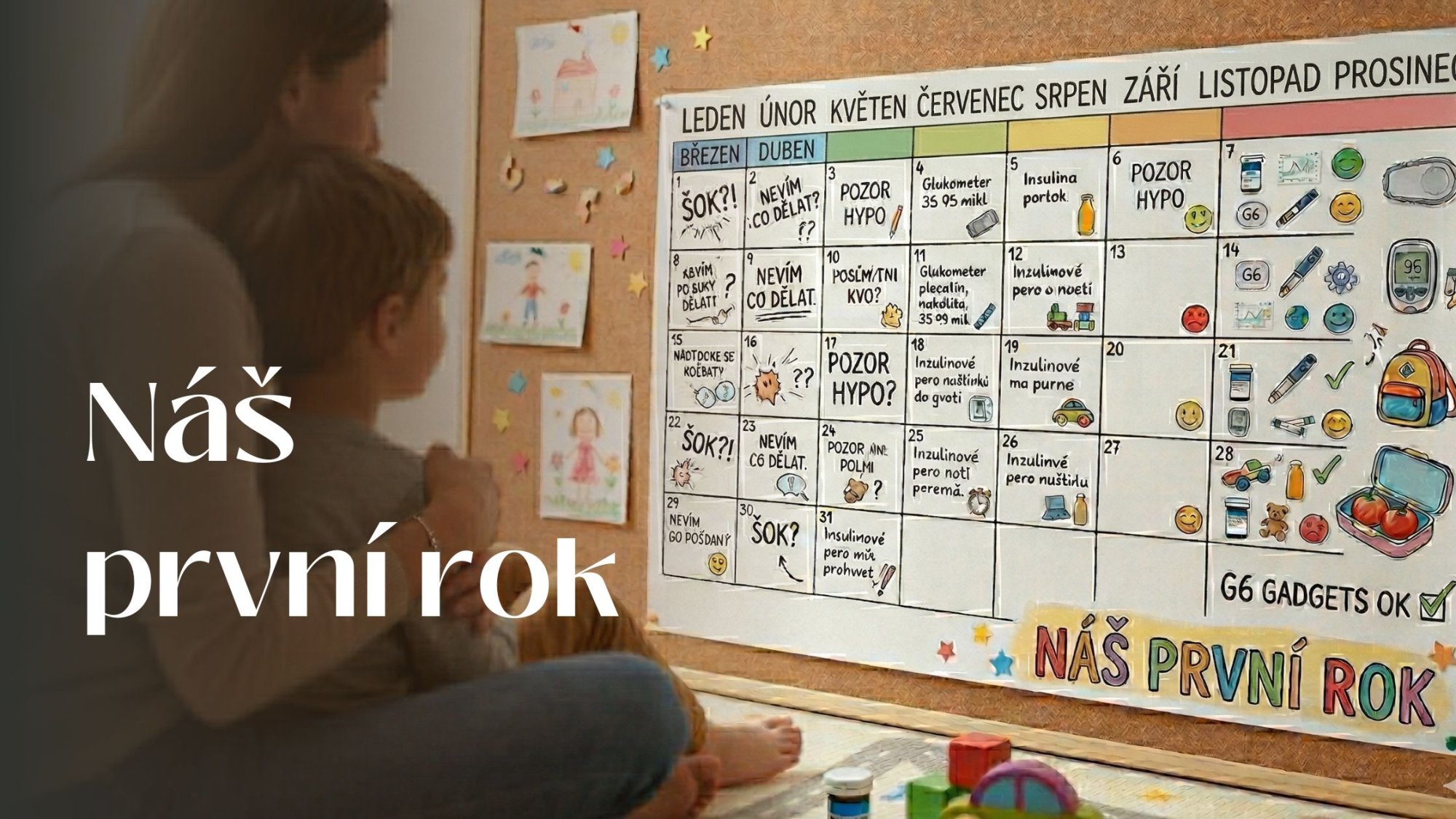 Náš první rok s diabetem 1. typu.