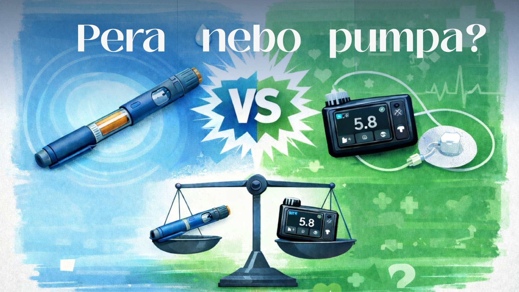 Inzulinová pera nebo pumpa?