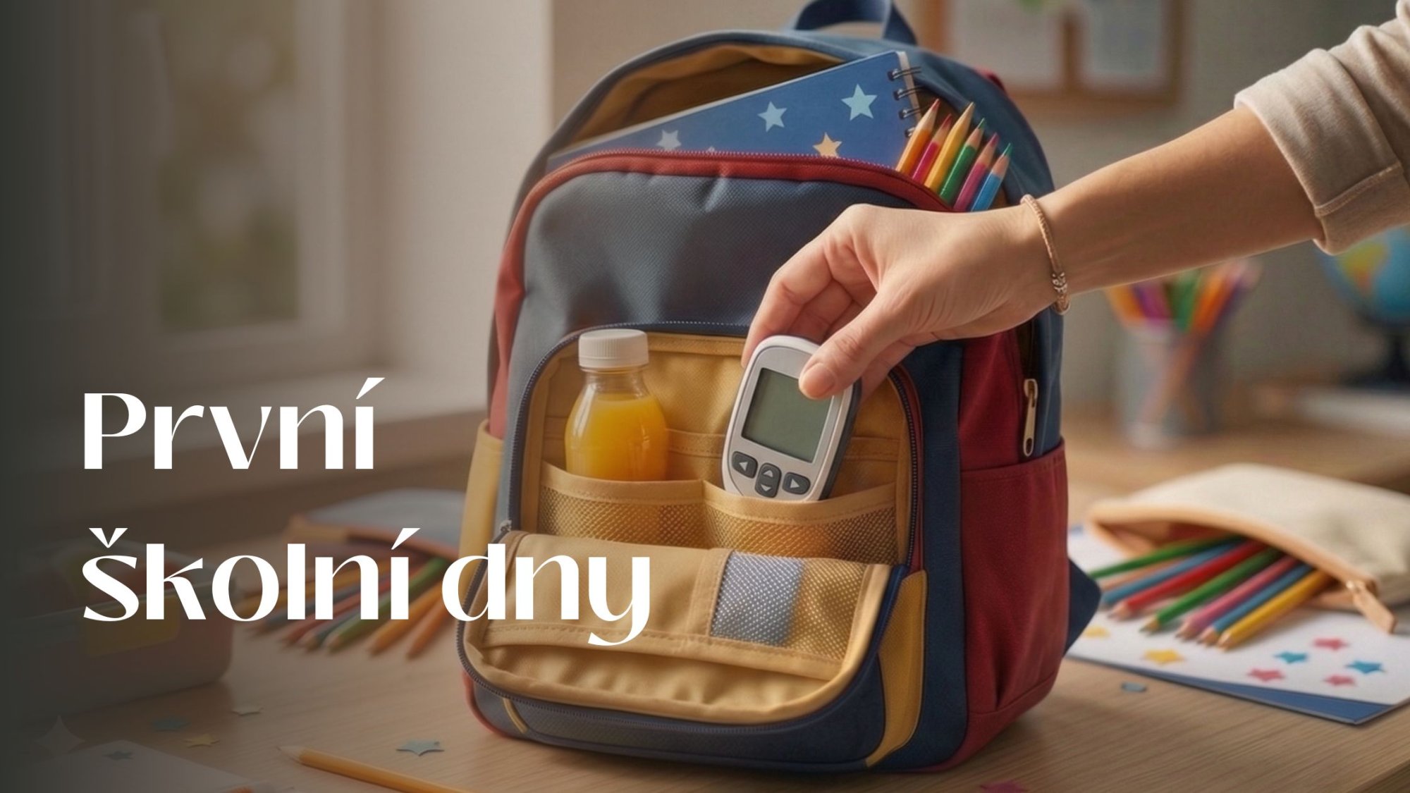 První školní dny s diabetem: co jsme nečekali a co nám opravdu pomohlo