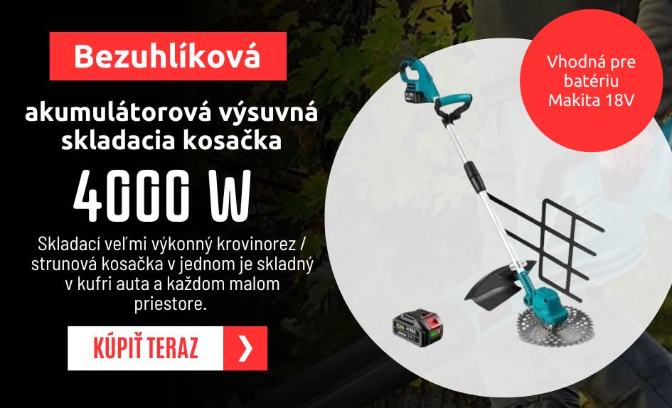 Akumulátorová kosačka